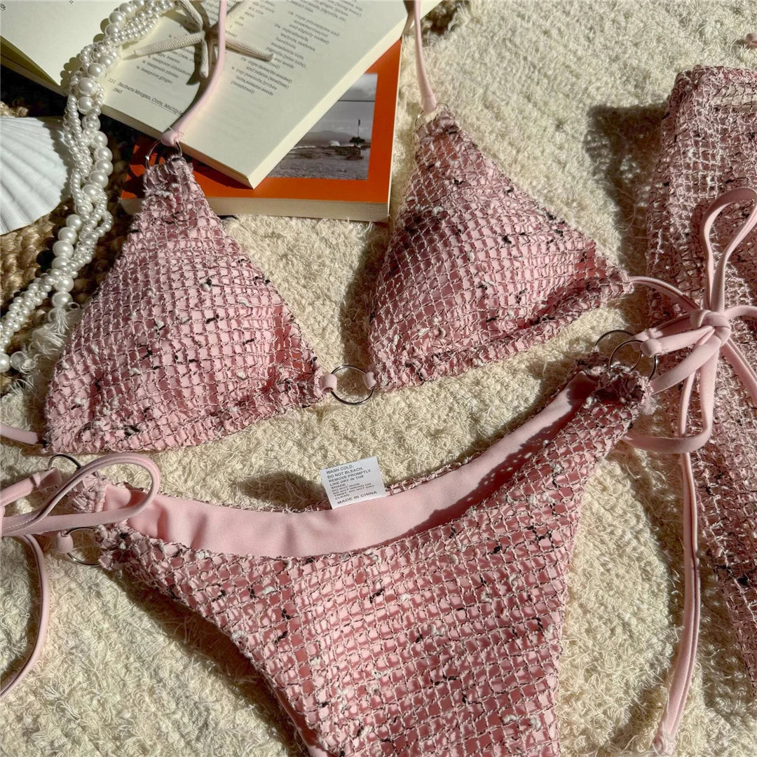 Murta Blush Lace Set