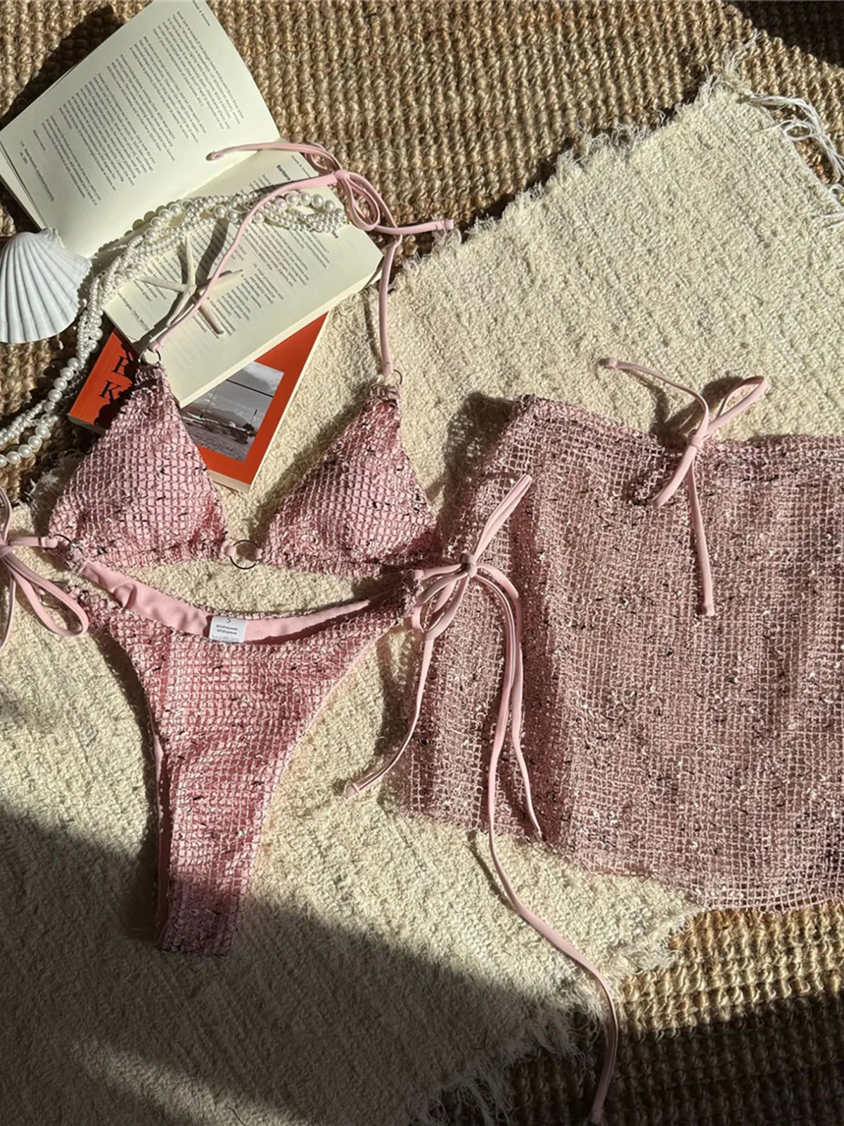 Murta Blush Lace Set