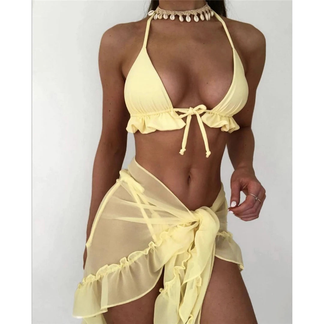 Murta Lemon Sarong Set
